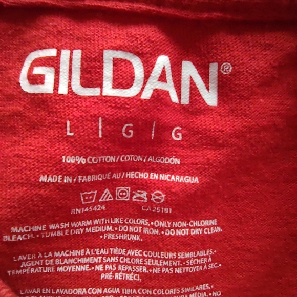 Gildan Red Book Nerd T-Shirt L - Picture 3 of 6
